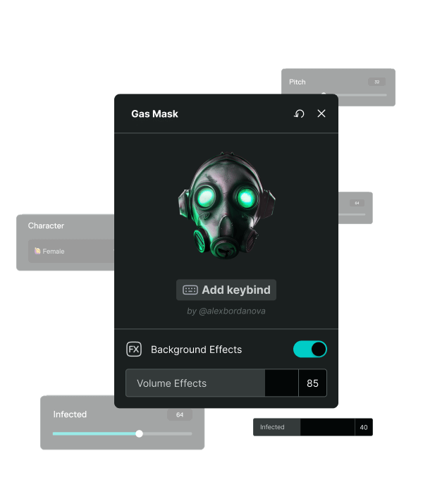 Sound Lab customization workspace